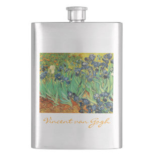 Irises, Vincent van Gogh Hip Flask