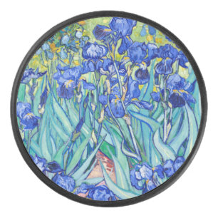Irises Vincent van Gogh  Hockey Puck