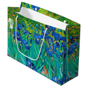 Irises, Vincent van Gogh Large Gift Bag