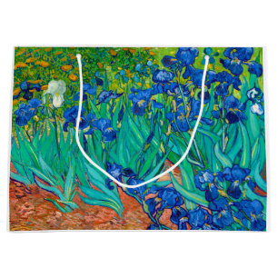 Irises, Vincent van Gogh Large Gift Bag