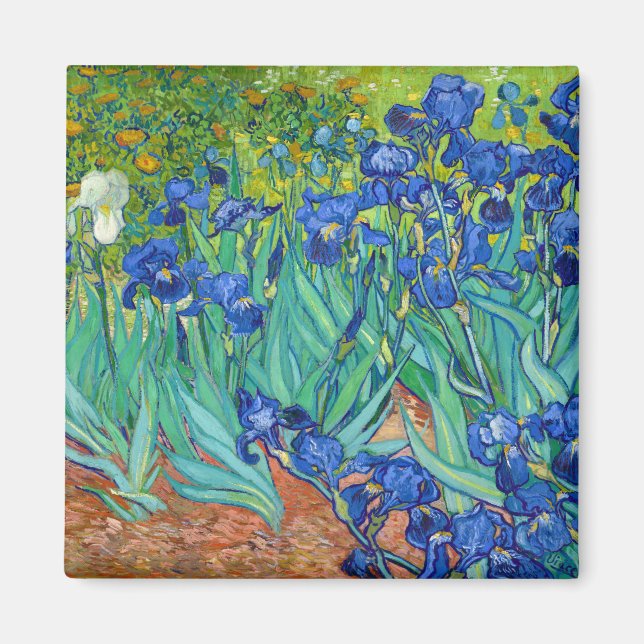 Irises, Vincent van Gogh Magnet (Front)