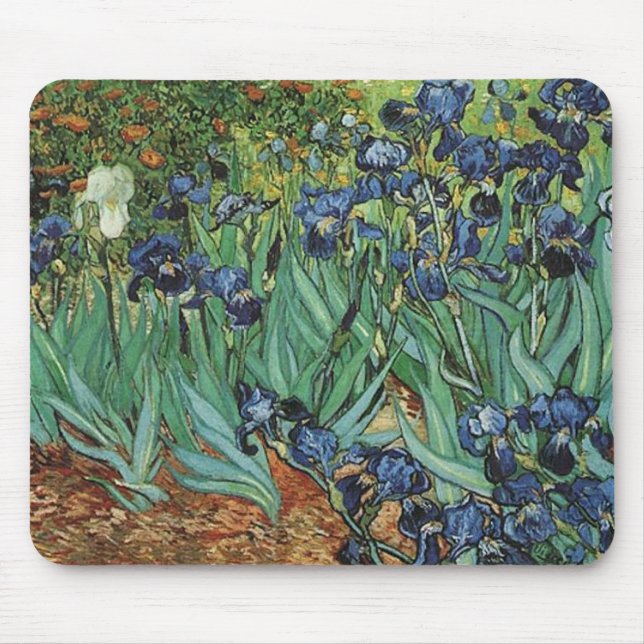 Irises  Vincent van Gogh Mouse Pad (Front)