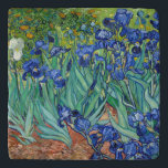Irises Vincent van Gogh Painting Trivet<br><div class="desc">Vincent van Gogh (Dutch, 1853 - 1890) Irises, 1889, Oil on canvas Unframed: 74.3 x 94.3 cm (29 1/4 x 37 1/8 in.) Framed: 94.9 x 114.9 x 11.4 cm (37 3/8 x 45 1/4 x 4 1/2 in.) The J. Paul Getty Museum, Los Angeles. Digital image courtesy of the...</div>