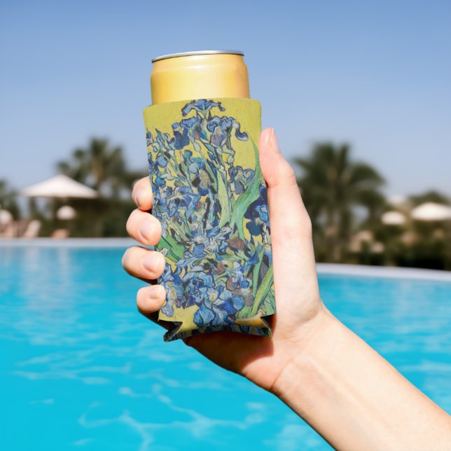 Irises  Vincent van Gogh  Seltzer Can Cooler (In Situ Pool)