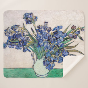 Irises   Vincent van Gogh   Sherpa Blanket