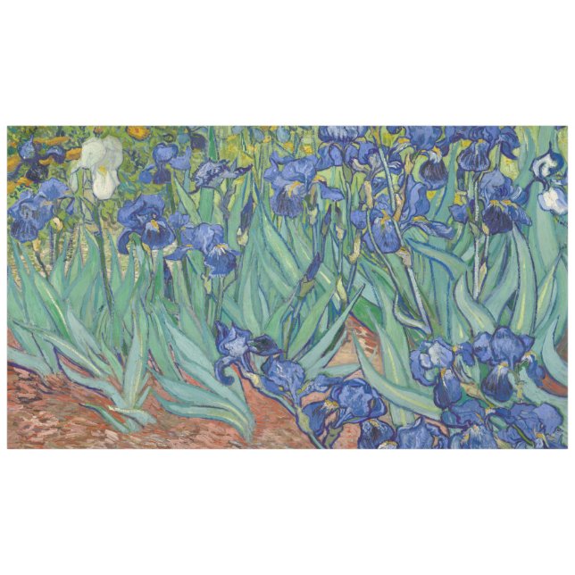 Irises Vincent Van Gogh Tablecloth (Front (Horizontal))