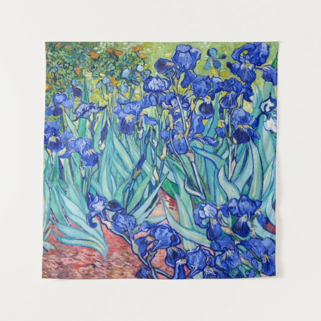Irises  Vincent van Gogh Tapestry (Front)