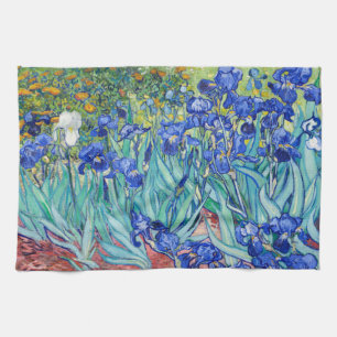 Irises Vincent van Gogh    Tea Towel