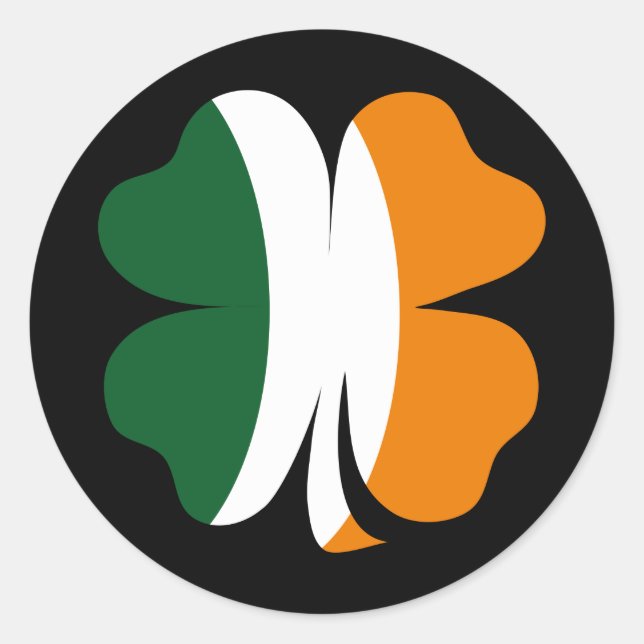 Irish 4Leaf Clover sticker (Front)