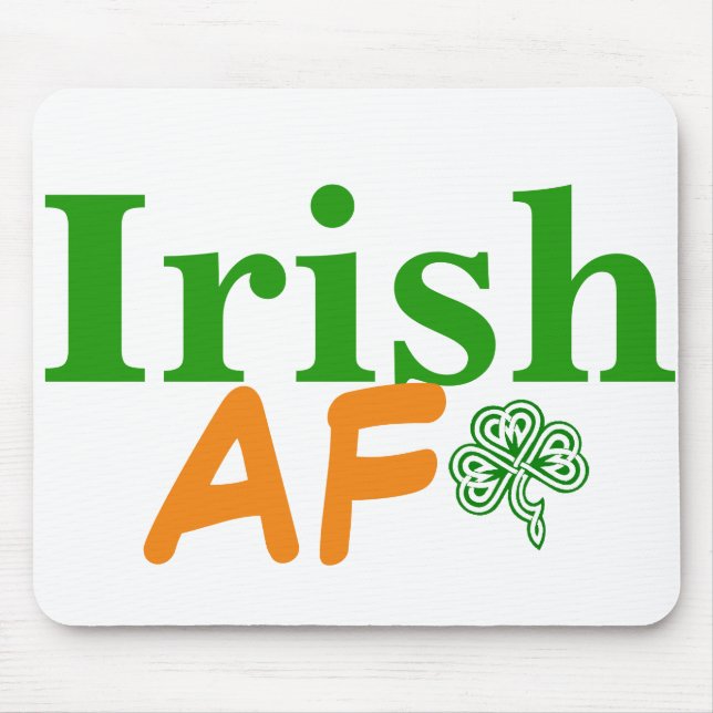 Irish AF Funny Mouse Pad (Front)