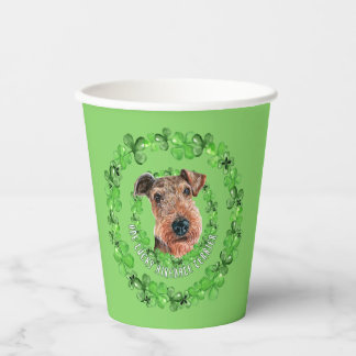 Irish Airedale Terrier  Paper Cups