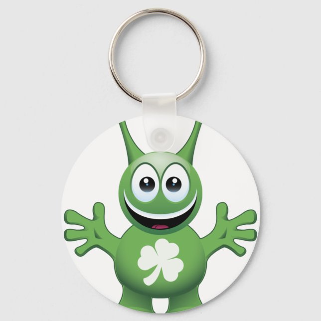 Irish Alien Key Ring (Front)