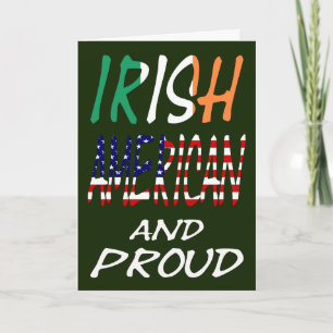 Irish American and Proud gccnt Card