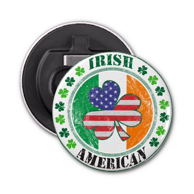 Irish American Bottle Opener (Front)