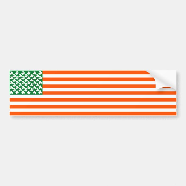 Irish American Bumper Sticker (Front)