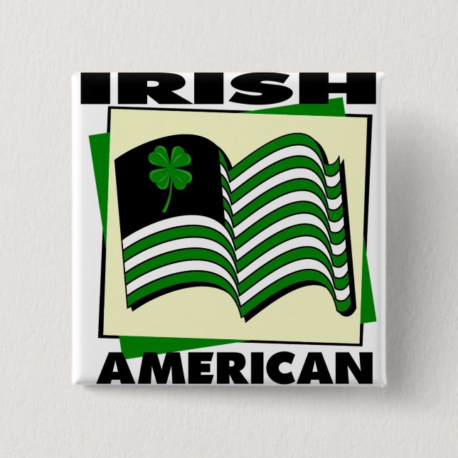 Irish American button (Front)