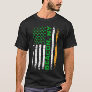 Irish American Flag Beacon, NY T-Shirt