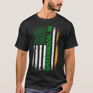 Irish American Flag Greenwood, IN T-Shirt