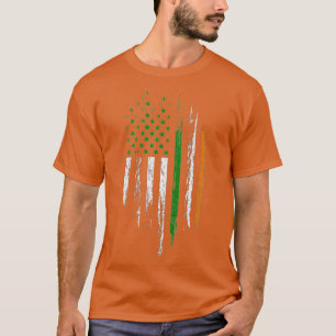 Irish American Flag Ireland Pride St Patricks Day T-Shirt
