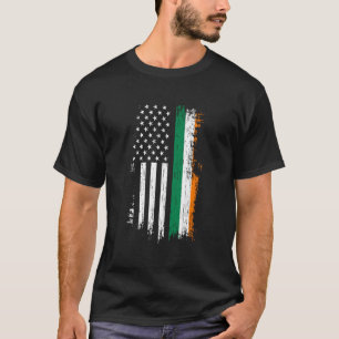 Irish American Flag Pride Ireland Usa T-Shirt