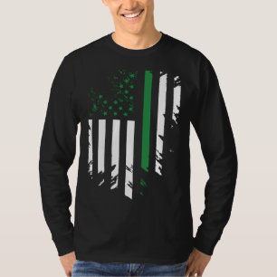Irish American Flag St Patrick s Day T-Shirt