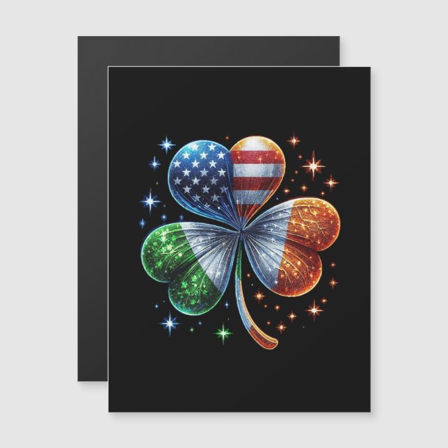Irish American Flag ST PATRICKS DAY (Front/Back)