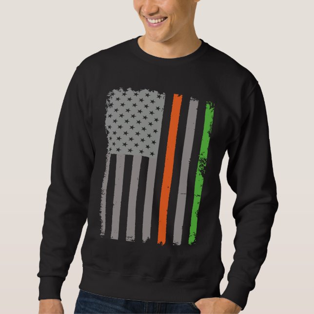 Irish American Flag Sweatshirt (Front)