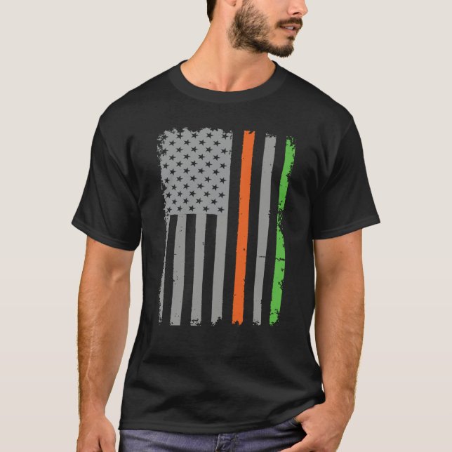 Irish American Flag T-Shirt (Front)