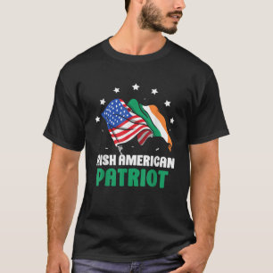 Irish American Patriot Family Roots Ireland Us Usa T-Shirt