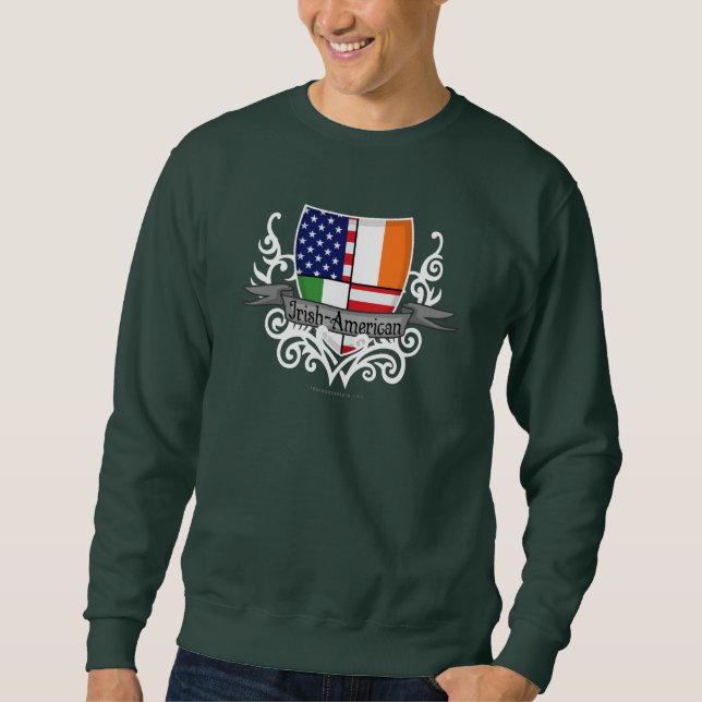 Irish-American Shield Flag Sweatshirt (Front)