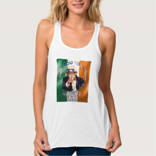 Irish American Uncle Sam Celebration Shindig Singlet