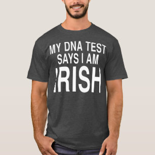 Irish Ancestry DNA Test Results Ireland T-Shirt