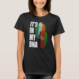 Irish And Afghan Mix Dna Flag Heritage T-Shirt