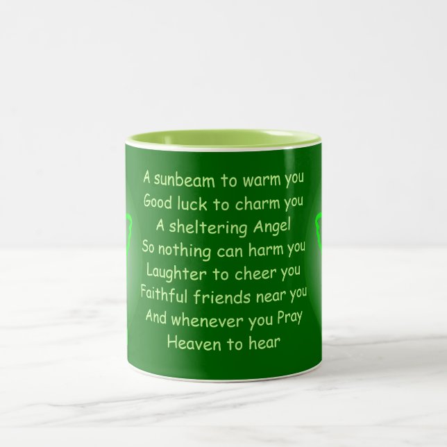 Irish Angel Blessing mug (Center)