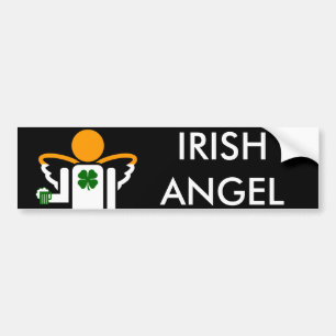 irish angel bumper sticker