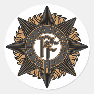 Irish Army Classic Round Sticker