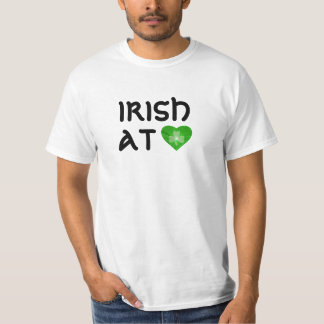 'Irish at heart' value T-shirt white