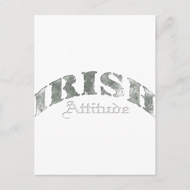 Irish Attitude Distress Postcard (Front)
