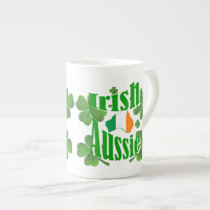 Irish aussie bone china mug