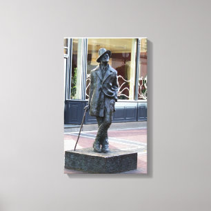 Irish Author James Joyce, Dublin sculpture print