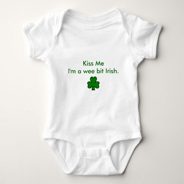 Irish baby bodysuit (Front)