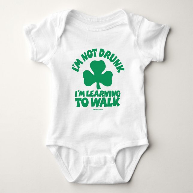 Irish Baby - I'm not drunk... Baby Bodysuit (Front)