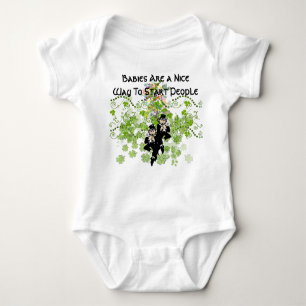Irish Baby Leprechaun Blessing Baby Bodysuit