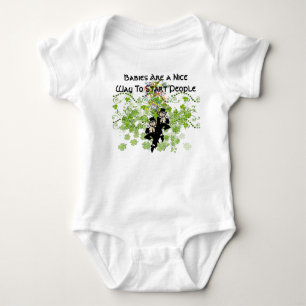 Irish Baby Leprechaun Blessing  Bodysuit