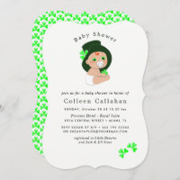 Irish Baby Leprechaun Lucky Shamrock Baby Shower