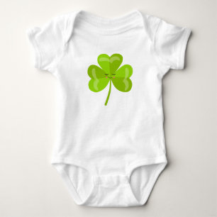 Irish Baby Lucky Shamrock St Patrick's Day Bodysuit
