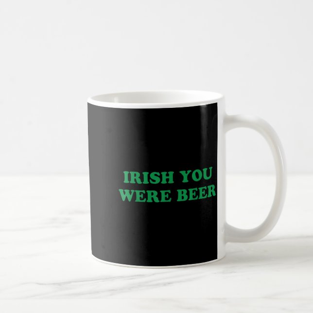 Irish beer funny clovers stamp st patrick's day coffee mug (Right)