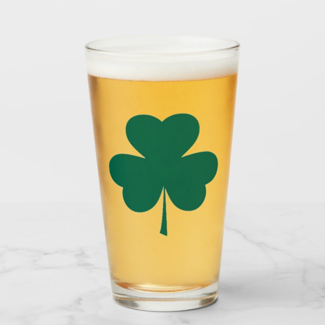 Irish Beer Glass (Front Filled)