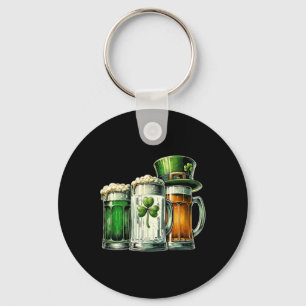 Irish Beer Ireland Flag St Patricks Day  Key Ring