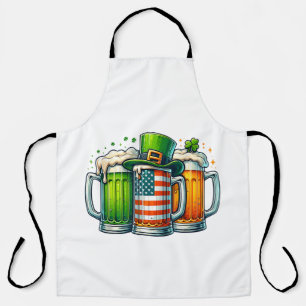 Irish Beer Ireland St Patricks Day Drinking Party Apron